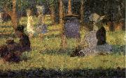 Georges Seurat The Grand Jatte of Sunday afternoon Spain oil painting artist